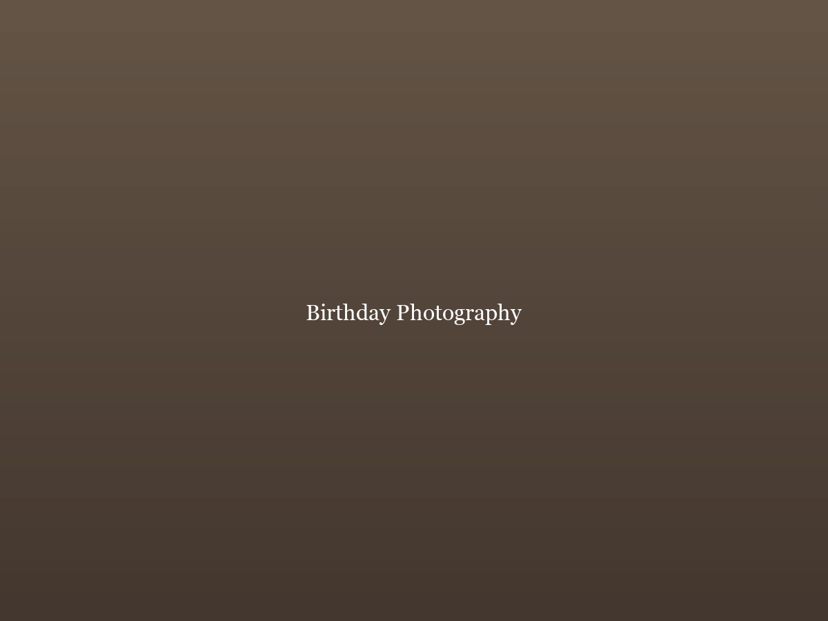 Birthday Photography